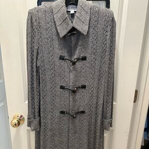 St. John Collection Charcoal Knit Set